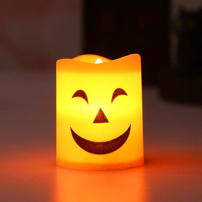👻Electronic Pumpkin Lantern · Decorative Candle Holder🎃