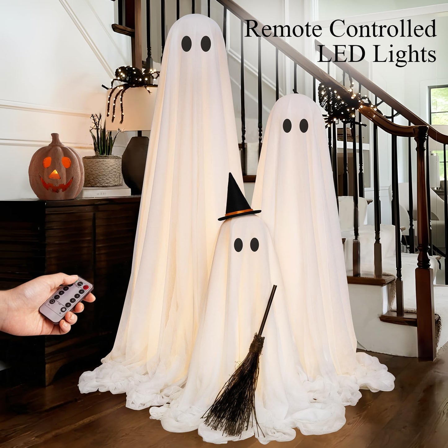 Halloween Ghost - 5 Expressions👻😜😱🥺😈