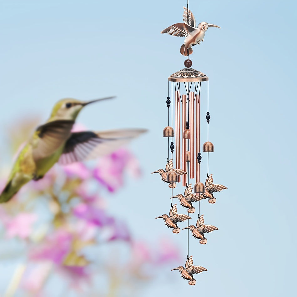 🎐Animal Wind Chimes  - 13.5" Copper Dachshund 🐶 - Yard Garden Decor