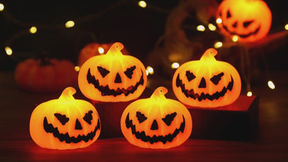 Halloween🎃 LED Pumpkin Lantern Haunted House👻